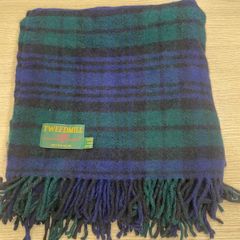 TWEEDMILL ツイードミル タータンチェック 大判ストール ショール ブランケット ウール素材