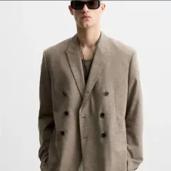 (新品) ZARA ザラ ダブル ブレーザー ジャケット