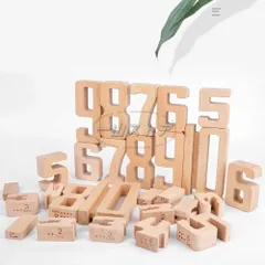 【新品・未使用】【１０枚セット】天然木製　字1-10 積み木 遊びながら数字を学ぶ 数学おもちゃ 知育玩具 木製ブロック 立体パズル 教具 ゲーム 数学力アップ インテリア 男の子 女の子 子ども 小学生 入園祝い 誕生日 プレゼント　教育玩具ギフト