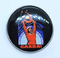 CCCP USSR ソビエト連邦 鎌と槌 ピンバッジ 赤 金 - メルカリ
