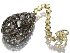 6IOV16689T【売り切り】新品【RK宝石】《Diamond》極上ローズカット ブラウンダイヤ 上質イエローダイヤ K18 K18WG 超高級ペンダントヘッド ネックレス ダイヤ ソーティング付