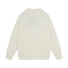 新品未使用 h シンプル＆ヴィンテージ 無地 ベーシック プルオーバーニット 男女兼用 カップル対応 春秋向け インナー セーター 上品・高級感デザイン