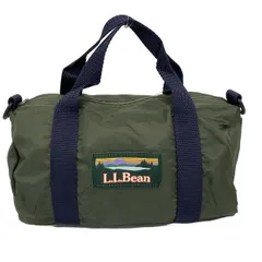 L.L.Bean(エルエルビーン) ハンドバッグ - カーキ×ネイビー ミニバッグ