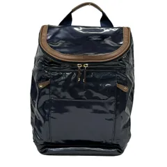 russet(ラシット) リュックサック - ネイビー×ライトブラウン レザー