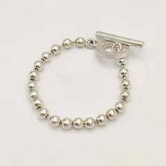 【美品】GUCCI　グッチ　ボールチェーンブレスレット　SILVER　シルバー925　17