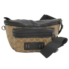 COACH ボディバッグ シグネチャー レザー ベージュ F78727