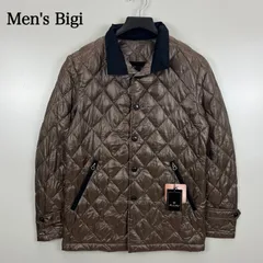 Men's Bigi NWT SIL FINE down jacket 2 M メンズビギ 未使用 タグ付 シルファイン ダウンジャケット インナーダウン カジュアルのサムネイル