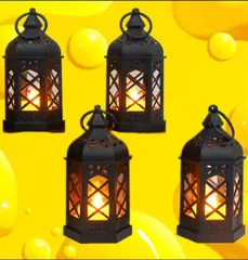 キャンドルライトledロウソクledキャンドルledライトキャンドルボタン電池蝋燭ランプlamp【4点セット】キャンプ登山アウトドア用ガーデンライトレトロ風ヨーロッパ風ランプまるで本物ロ…