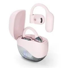 イヤホンBluetooth【2025音質特化モデルオープンイヤー型】ワイヤレスイヤホン耳を塞がない耳掛け式イヤフォン骨伝導の革新業界トップ音質指向性音伝送技術残量表示音漏れ抑制日本語音…