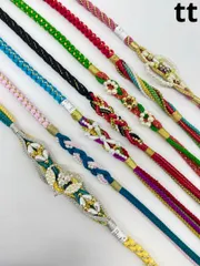 振袖用帯締め 飾り付き 7本おまとめ出品 正絹 tt