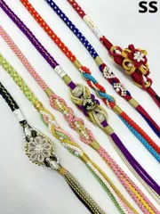 振袖用帯締め 飾り付き 7本おまとめ出品 正絹 ss