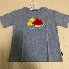 ムージョンジョン（Moujonjon）　キッズ　スイカ柄半袖Tシャツ　110cm　【未使用・タグ付き】
