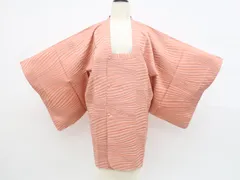 【一輝堂】道行コート 身丈約84cm 裄丈約63cm 正絹 着物 美品 25z12-6905