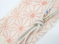 【一輝堂】和装小物 帯締め帯揚げセット 角組 中抜き絞り 美品 帯締 帯揚 25w12-14674