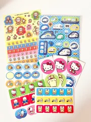 クラシック ステッカー サンリオ まとめ 新幹線 ハローキティ ポムポムプリン モンキーチ