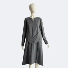 ADORE アドーア ストライプ ワンピース ロング グレー