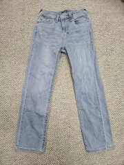 トゥルーレリジョン ライトブルー デニム ズボン 28