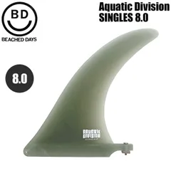 ビーチドデイズ シングルフィン BEACHED DAYS アクアティックディビジョン SINGLES 8 FIBERGLASS SMOKE