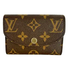 Louis Vuitton】ルイ・ヴィトン ポルトモネ・ロザリ M62361 モノグラム ローズバレリーヌ レザー コインケース 小銭入れ カードケース コンパクト財布 【中古】 USED-SS 【9356】