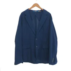POLO RALPH LAUREN ポロラルフローレン 2Bシアサッカージャケット サイズ:XXL インディゴ染め/シングル    ネイビー メンズ / 240001151157
