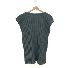 綺麗 イッセイミヤケ FETE プリーツ加工 ノースリーブトップス サイズ02 ISSEY MIYAKE プリーツFETE フェット ノースリーブ トップス - メルカリ