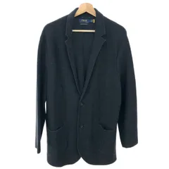 POLO RALPH LAUREN ポロラルフローレン ニットジャケット サイズ:L ウォッシャブルメリノウール100％/2B/シングル    グレー メンズ / 240001179198