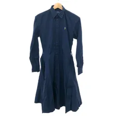 POLO RALPH LAUREN ポロラルフローレン ワンピース サイズ:0 ポニー刺繍/襟付    ネイビー レディース / 240001179791