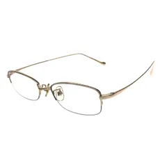 JINS ジンズ メガネ  RIM TITANIUM/ハーフリム MTN-16S-703   ゴールドカラー ユニセックス / 240001180156
