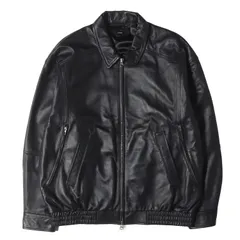 【美品】BEAMS ビームス ブルゾン ブラック 黒 サイズ:L | 24AW ワイドフィット 4ポケット シープレザー ブルゾン | アウター ジャケット 上着【メンズ】【中古】のサムネイル