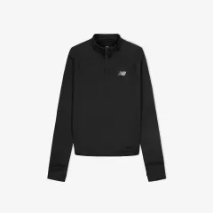 (新商品) ニューバランス WOMEN Heat Grid ハーフジップ (冬 ランニング)
