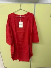 レディース 無地 チュニック ワンピース 長袖 ゆったり ミディ丈 体型カバー シンプル カジュアル 大人 上品 春 秋 ko1