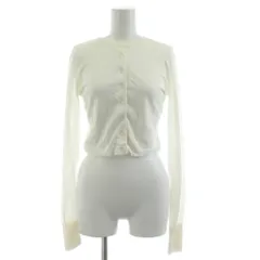 マルティニーク martinique シアークロップドニット カーディガン 2WAY 白 ホワイト 長袖 A0331KSW565 /KU