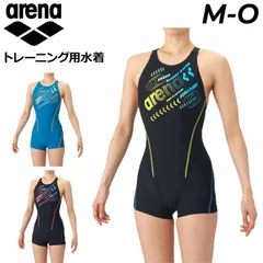 アリーナ レディース 水泳 練習用水着 arena タフスーツ トレーニング ワンピーススパッツ（オープンバック・ミドルレッグ） スイムウェア パッドなし 女性 女子 トレーニング水着 耐塩素  スイムウェア 水泳水着 みずぎ/AS6SWM41L