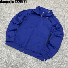 アディダス ブルー トレーナー ジップアップ ジャケット s