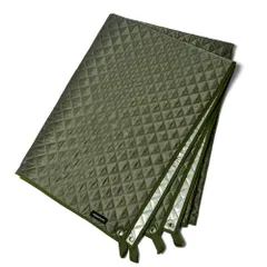 【人気商品】レジャーシート 厚手 大判 210×145cm 両面防水 Verontimee アルミコーティング 収納袋付き 2-6人用 キャンプ/ピクニック/テントマット対応 グランドシート 耐水圧 10000mm 試験合格 (グリーン)