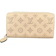 美品 LOUIS VUITTON ルイ・ヴィトン ジッピー ウォレット マヒナ 長財布 モノグラムマヒナ オフホワイト レディース【中古】【送料無料】