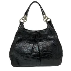 COACH(コーチ) ショルダーバッグ - 14325 黒 型押し加工 レザー