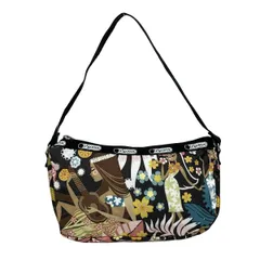 LESPORTSAC(レスポートサック) ハンドバッグ - 黒×ベージュ×マルチ ハワイ限定