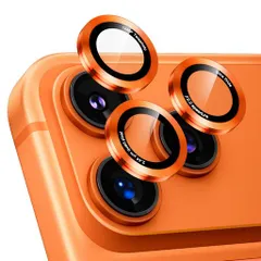 PodickレンズカバーiPhone17Pro/17ProMax用カメラカバーかっこいい高透過率9H強化ガラスアルミ合金耐衝撃いphone17pro/17ProMaxカメラ保護薄型キズ防止露出オーバー防止気泡ゼロ