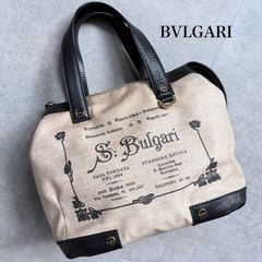 人気♡美品♡デカロゴ♡ヘリンボーン♡BVLGARI ブルガリ ショルダー 