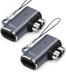 leizhanShokz骨伝導イヤホン用USB-C充電ケーブル変換アダプター(2パック)、shokzヘッドフォン用マグネット充電アダプタShokzAeropex、OpenRun/Pro、OpenRunMini、OpenCommと互換性があります