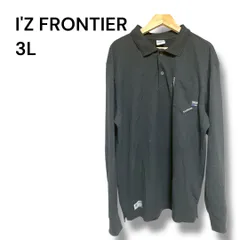 a1566 アイズフロンティア 長袖ポロシャツ 3L ブラック 作業服 ワークウェア