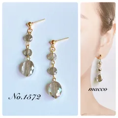 金具変更無料♡ハンドメイドピアス　No.1572
