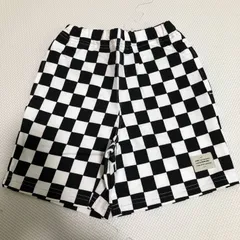 LOOK by BEAMS mini（ルックバイビームスミニ）　キッズ　チェック柄ショートパンツ　ブラック　120cm　【未使用・タグ付き】
