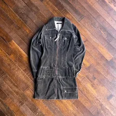 MAITRESSE 00s Corduroy Tight Dress China Made Stretch Cotton 38