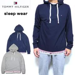 トミーヒルフィガー パーカー メンズ TOMMY HILFIGER FRENCH TERRY プルオーバー 09T3408 部屋着 ルームウェアー