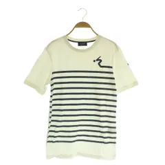 セントジェームス SAINT JAMES ボーダー 半袖カットソー Tシャツ プリント S ホワイト /MY ■OS