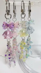 クラゲビーズキーホルダー (ブラック カラー 追加)