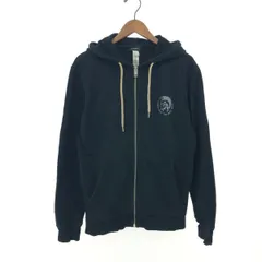 DIESEL ディーゼル ジップアップパーカー サイズ:S     ブラック メンズ / 243001004179