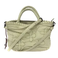 IBIZA イビサ 2WAYハンドバッグ  フラワー/パッチワーク/レザー/アイボリー     レディース / 240001180094